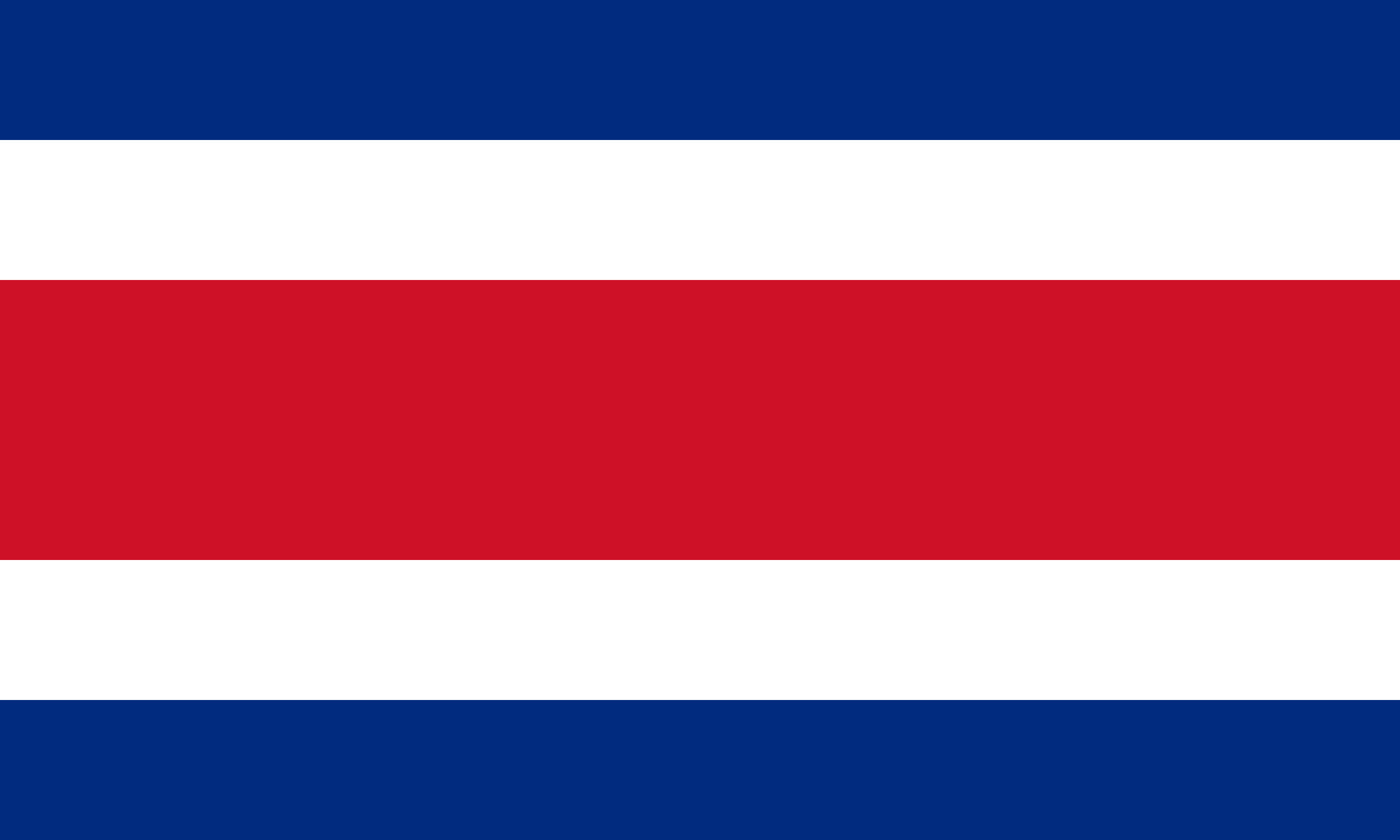 la imagen muestra la bandera de costa rica