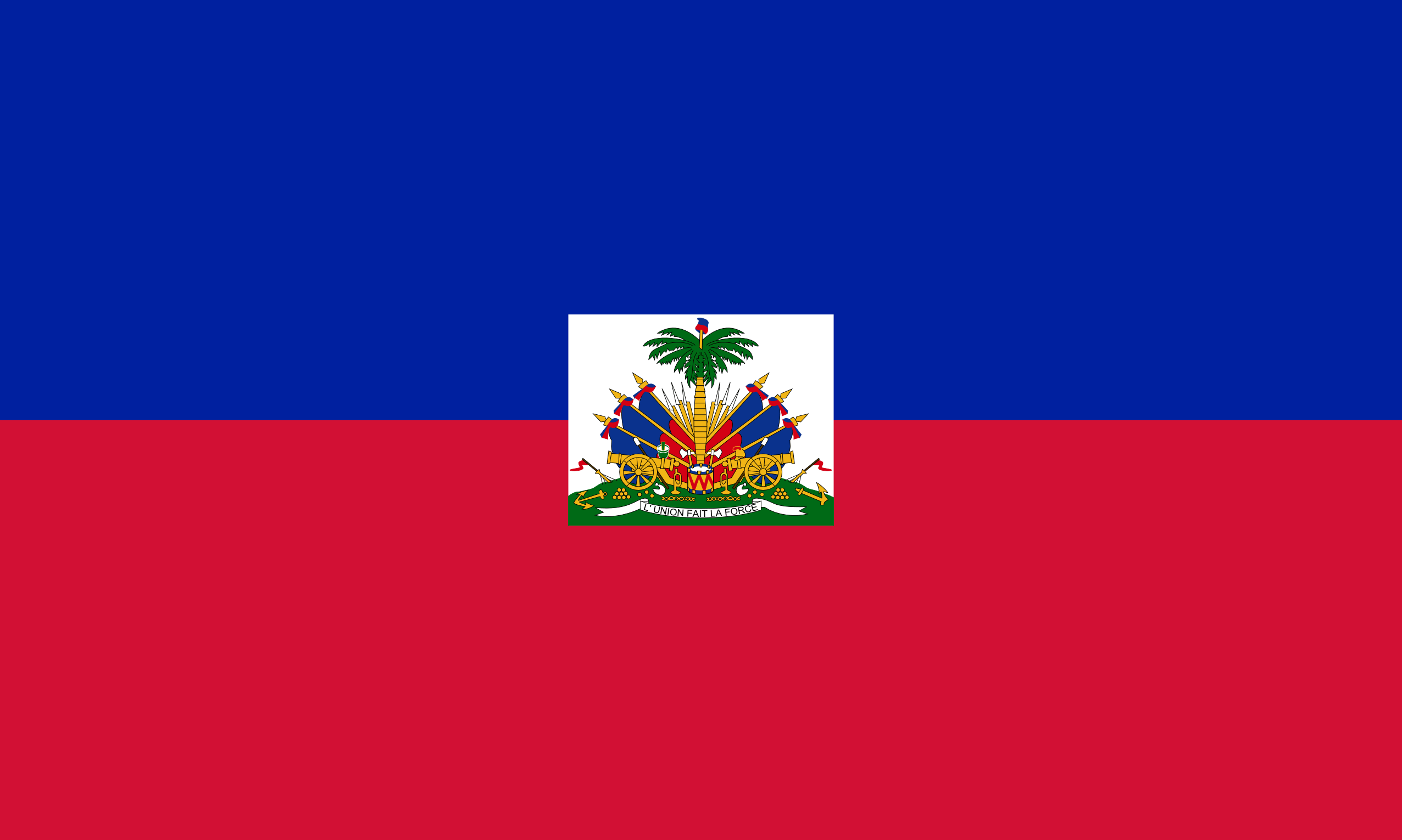la imagen muestra la bandera de haiti